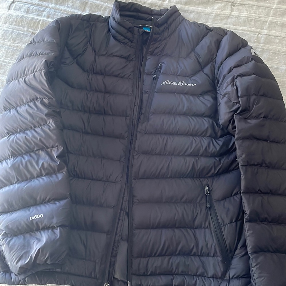 Mens L Eddie Bauer down jacket